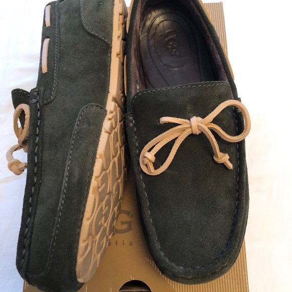 UGG Chester 1005350 Men's Suede Shoes Size: 8 US & Forrest Green Colour - Picture 3 of 7